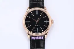 EW Watch 39 mm çapında ve 3132 otomatik zincir hareketi ile 11.5 mm kalınlığında Safir Cam Ayna Vidalı Alt Kapak ve Üst Zincir Taç