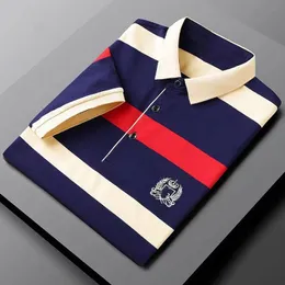 Summer Paris Designer Men Men Paul Polo Shirt Men's High Greed Bordado Bordado Manga curta T-shirt Menom Fashion Summer Shirt Men's Men's