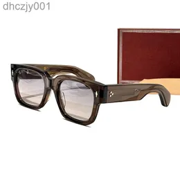 New Vintage Brand Luxury Designer Sunglasses for Men Women Mens Enzo Rectangle Style Uv400 Protective Lenses Retro Eyewear High Quality Sunwear Come with Orig E0S7