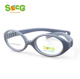 Secg Miyopi Optik Yuvarlak Çocuk Gözlükleri Çerçeve TR90 Kauçuk Diyopter Şeffaf Çocuk Gözlükleri Esnek Yumuşak Gözlük 2103232656828