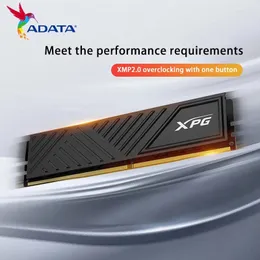 Original Adata XPG Gammix D35 DDR4 Memory RAM 8GB 3200MHz med kylflänsen för skrivbordet