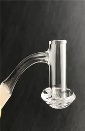 20mm Mini Quartz Blender Spin Banger Smoking Nail with 25mm Beveled Top 8 Slits Bottom 50mm Deep Bucket Domeless Nails2139148