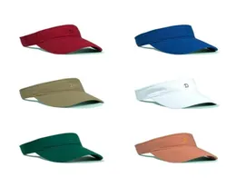 Tennis Caps Men Women Regolable Sport Headband Classic Sun Sports Visor Running Cappello Beach Cappello Topless Golf Cappelli di cotone all'aperto S8074302