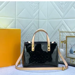 Bolsa de bolsa feminina designer de bolsa de laca de laca de couro vintage saco de ombro de ombro com relevo bolsa crossbody masculino embreagem pm bolsa de compras bolsa de ombro saco de ombro