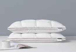 Peter Khanun 4874cm 브랜드 디자인 3D 빵 흰색 덕과스 수면 침대 베개를위한 깃털 베개 홈 섬유 014 T2007291975477