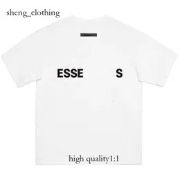 EssentialsClothing Mens Digner T For Man Tshirts Women Shirts 100%Cotton Street Hip Hop Short Sleeved Letter Print Par Mans T Shirt Asian Size S-XL 8271