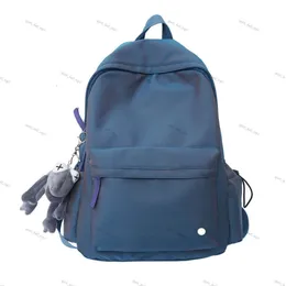 Lululemo tasarımcı sırt çantası moda badmintom çanta lu sırt çantaları öğrenciler için shoolbag kampüs dizüstü bilgisayar çantaları naylon gençler yüksek kapasiteli boş zaman bilgisayarı 55