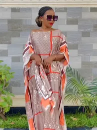 Roupas étnicas 2023 Moda de maiô de moda Kaftan bohemian boho maxi algodão de algodão vestidos Mujer Verano Kimono Mujer T240510