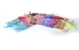 100pcs SILVER Butterfly 7x9cm Organza Wedding Gift BagsPouches Drawstring Bag OrganzaCandy DIY Gift Bags1837846