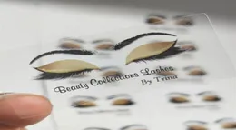 100 500 шт. Индивидуальные персонализированные прозрачные наклеивания из ПВХ логотип ресниц наклейки на макет губной помады