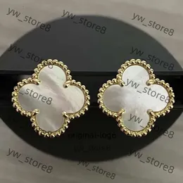Four Leaf Clover Earring 2024 Fashion Classic Dangle Earrings Designer for Woman Agate Mother of Pearl Moissanite Diamond Drop Earring Valentines Gift Expend ab0e