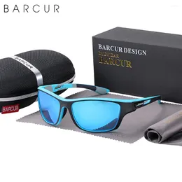 Sunglasses BARCUR Sport TR90 Driving Men Polarized Women Sun Glasses Fashion UV400