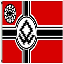 Astany Kreigsmarine Odal Rune with Black Sun Sonnenrad Flag 3X5FT Banner Selling Flag With Brass Grommets 7820487