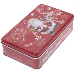 Storage Bottles Biscuit Box Case Candy Jar Cookie Christmas Tinplate Birthday Bags Presents