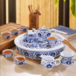 Tea Trays Modern Home Tray Ceramic Coffeeware Teaware Vintage Luxury Kitchen Gadget Bandeja De Madera Office Accessories