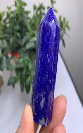 LAPIS LAPIS naturale Lazuli Stone Wand Crystal Point Crystal Wand Rocce Healing Crystal Regels a mano lucida per 4145038