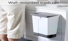 キッチンゴミ缶プラスチック製の壁に取り付けられたゴミ箱廃棄物リサイクル堆肥堆肥ビンゴミ袋ホルダー廃棄物コンテナバスルームダストビンY204827737