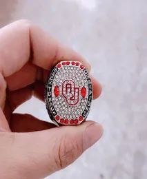 Newest Championship Series jewelry 2016 Oklahoma Sooners Big 12 Championship Ring Men Gift whole 2020 Drop 2363068