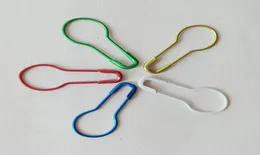 1000 Stcs Metall Calabash -Form Safety Pin gelb rot blau weiß Grün 5 Farben für Option7243363