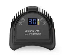 Lampada per unghie a LED a cordone professionale 64W Lampada per chiodo UV ricaricabile con lampada a batteria Light Light Power ad alta potenza C04288583224