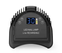 Lâmpada de unha sem fio profissional 64W Lâmpada de unha UV recarregável com design de bateria Lâmpada UV Luz de alta potência C04288583224