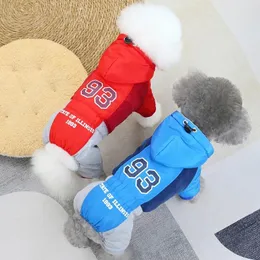 Dog Apparel Sports Windbreaker Down Jackets Parkas para Small Medium S 3xl Neve Winter Warm Pet 2024 Macacão de macacão Yorkies Sorto de Yorkies