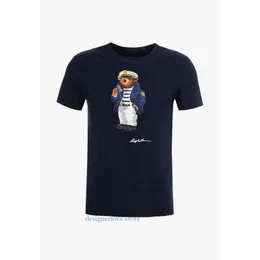 Luxus Männer T -Shirt US -Größe Baumwoll weiße T -Shirt -Designer -Shirts Martini Bear Hockey Ski -Kapitän USA Muster für Frauen Trendy Trendy