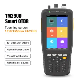 SMART OTDR 24/22DB 1310/1550NM OTDR TM290D Optyczna domena czasowa Reffullometr English Machine Tester z wyświetlaczem IPS 4