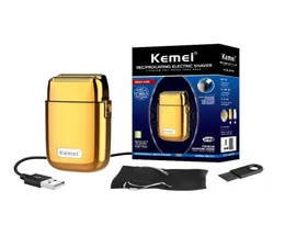 Kemei All-Metal Electric Shavers Men Electric Razor Rechargeble Beard Shaver Floating Face Care Shaving Machine Whole533D4166982