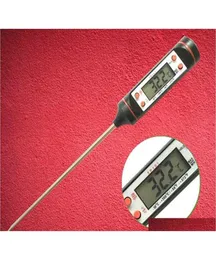 Nowy przylot cyfrowy termometr oleju kuchennego sonda żywności mięsna kuchnia BBQ termometr wybierany TP101 Cfgyo2280899