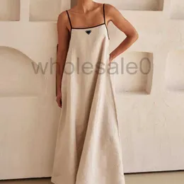 Basic & Casual Dresses designer GY25028 Fashionable contrasting color suspender large hem dress, new for spring/summer 2024 1MPG
