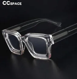 النظارات الشمسية إطارات 54290 جودة الجودة إطار إطار النظارات عتيقة تصميم العلامة التجارية مربع نظارة CCSPACE OCULOS DE GRAU T2204678202