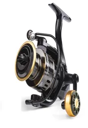 Salwater Fishing Spinning Reel He5007000 Max Drag 10 kg 521 Metal Ball Grip Spool för karp Pesca9367172