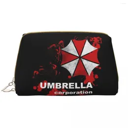 Storage Bags Umbrella Makeup Bag Women Travel Cosmetic Organizer Kawaii Horror Movie Game Toiletry