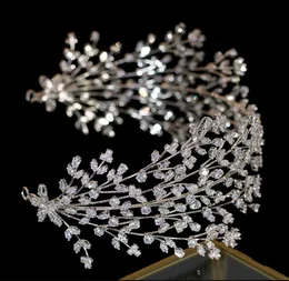 New design tiara luxury elegant women039s wedding hair accessories headdress and crown of zirconia women039s accessories Y208143165