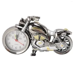 Relógios de mesa Creative Motorcycle Shape Despertador Engenioso modelo vintage para crianças Decoração de escritório em casa