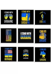 3x5 фут Украины Флаг с медными натуральными средствами Мы стоим с Украиной Мир Украины Голубой Желтой Внутренний Наружный Баннеры. Знаките Poly2466080