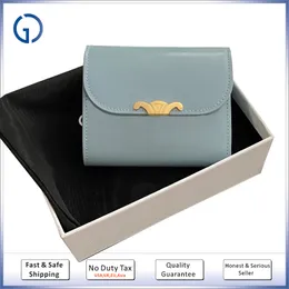 10A TOP Wallet Card Holder Top Real Leather Credit Purse Designer Short Wallet أعلى جودة