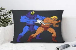 Cushiondecorative Yastık Komik Yastık Kaskası Heman ve Evren Ustaları Bahçe DIY Basılı Ofis için Yastık Yastığı Kouss2385500