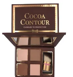 In stock cacao kit contorno evidenziatore palette nudo color cosmetici viso gara ombretto cioccolato trucco con contorno buki b5288893