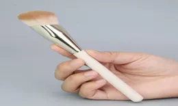 Escovas de maquiagem rareselena macio sintético de dedo de dedo de dedo fundamental blush bush pincel de belas