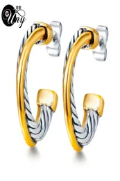 UNY EARRING DESIGNER ha ispirato David S Post Cable Vintage Fashion Brand Gioielli antichi santi 2207166307471