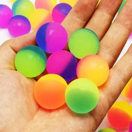 Party Favor 10Pcs 25mm Outdoor Bounce Ball Game Kids Toys Birthday Gift Giveaway Pinata Filler Halloween Christmas Carnival