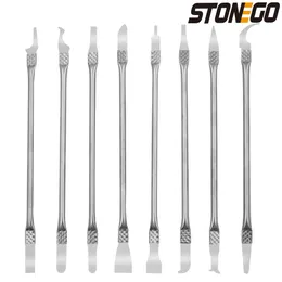 STONEGO 8 in 1 IC Chip Repair Thin Tools Set CPU Metal Remover Burin To Remove for Mobile Phone Computer NAND 240510