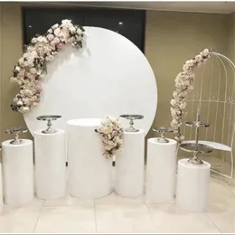 Grand Event Iron Circles Stand For Birthday Baby Shower Stora Arches Bakgrunder Dekor Rundtårta för att välkomna Stage Wedding Decora 249Y