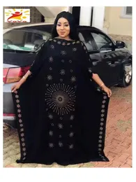 Ethnische Kleidung 2021 Mode Neuankömmling Afrikanische Dashiki Blume türkisch Maxi Kaftansummer Kleider Frauen Muslim Mode Abaya Long Kleid Hb052 T240510