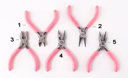 Cute Pink Color Handle Antislip Splicing and Fixing Jewelry Pliers Tools Equipment Kit for DIY Jewelery Accessory Design9618304