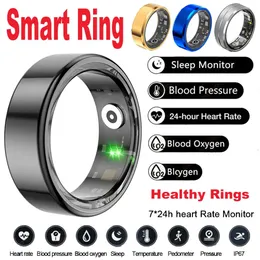 R02 Smart Ring Mall Grade Steel Shell Monitoring IP68 3ATM водонепроницаемые многопрофильные режимы 240422