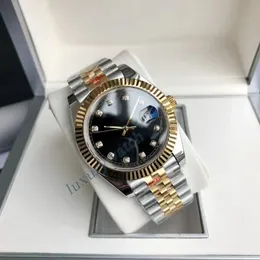 Mans Women Watch 디자이너 골드 시계 크기 41mm 36mm 31mm 28mm 스테인리스 스틸 스트랩 선택 사파이어 유리 방수 루미 224c