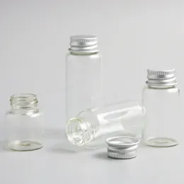 Bottiglie di stoccaggio 500 x Viaggio vuoto 8 ml 15 ml 20 ml 25 ml di raccolta del campione liquido Vials Vials Viatta coperchi in alluminio 1/2